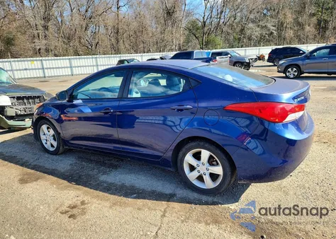 2013 Hyundai Elantra Gls из США, поврежденный, VIN KMHDH4AE4DU490559